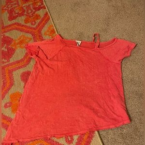 Trendy free people one shoulder top